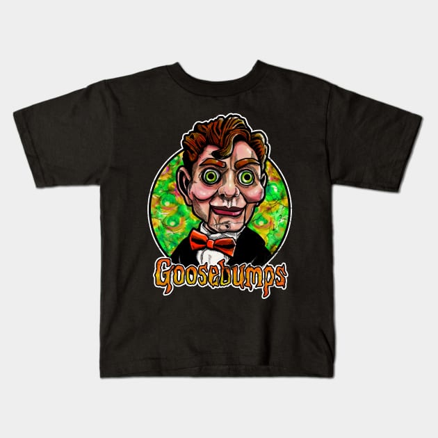Goosebumps Slappy Kids T-Shirt by Inking Imp